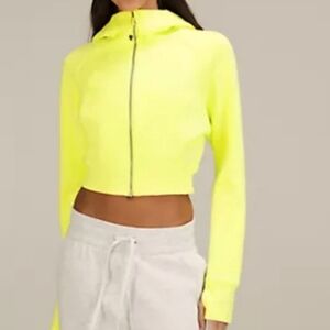 Lululemon cropped full zip scuba hoodie